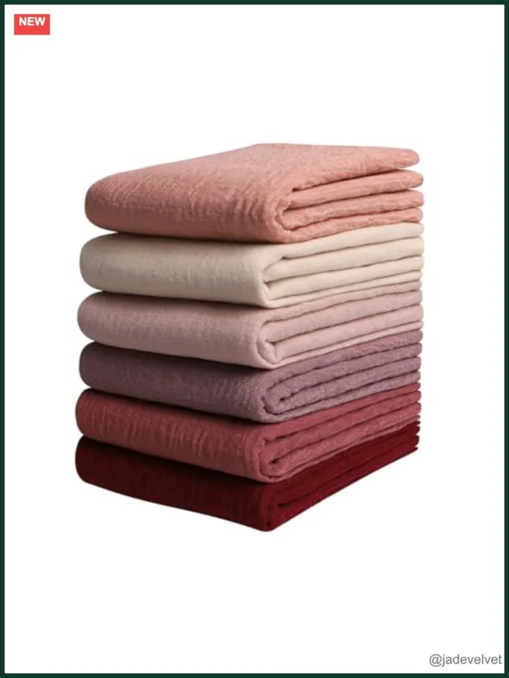 6PCS Soft Cotton Linen Crinkle Fashion Scarves Shawl Hijab